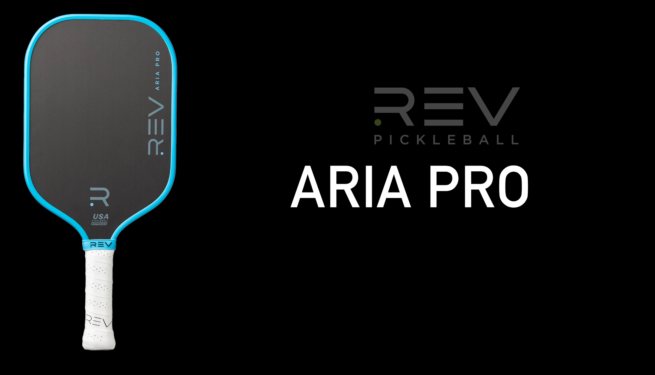 thumbnail video image 2 of Rev Pickleball Aria Pro 14mm Carbon Fiber Pickleball Paddle, 2 of 6