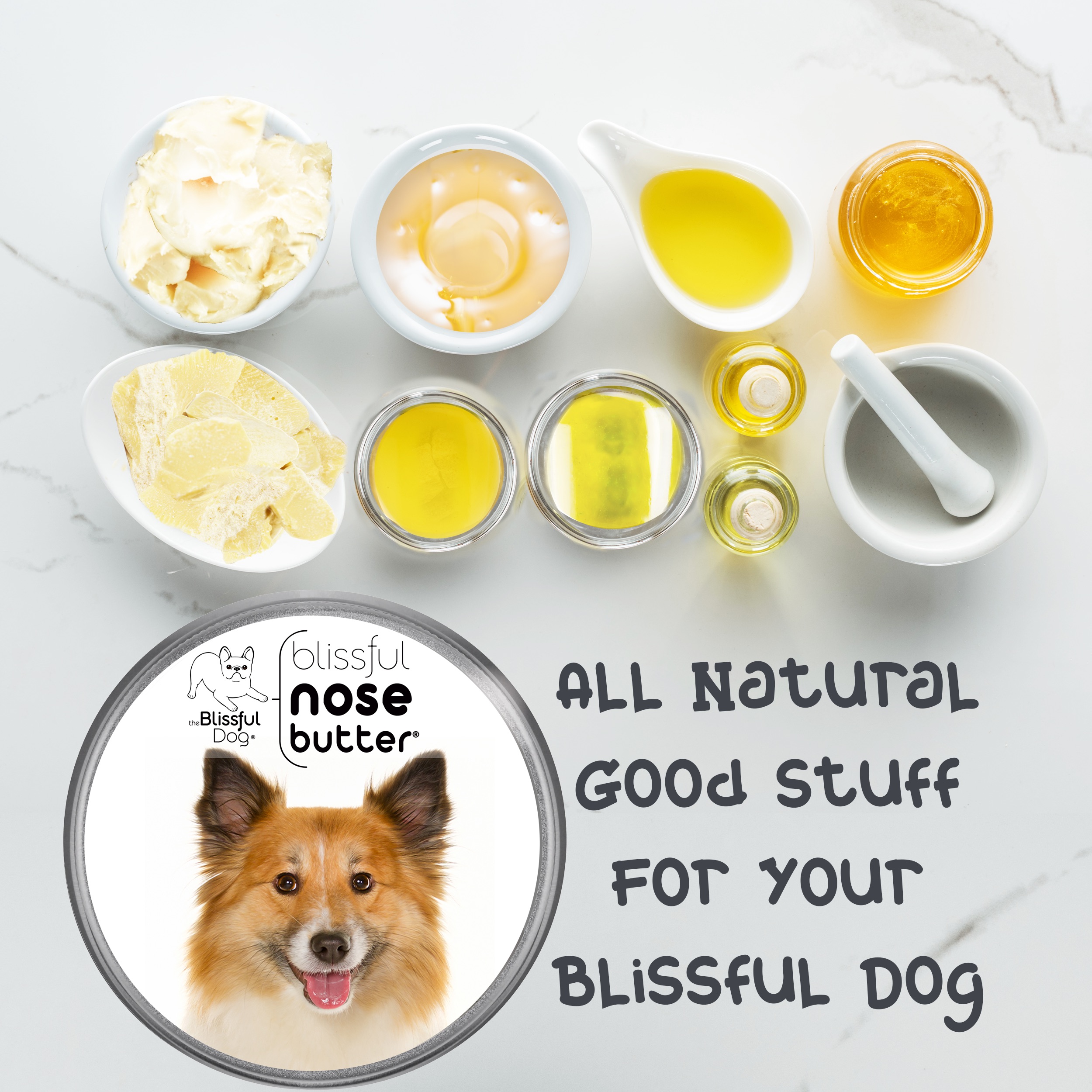 thumbnail video image 2 of The Blissful Dog® Nose Butter® I Softens, Moisturizes & Conditions Dry, Cracked & Crusty Dog Noses I The Original Nose Butter® I All Natural I Veterinarian Recommended I 2-Ounce Tin, 2 of 9