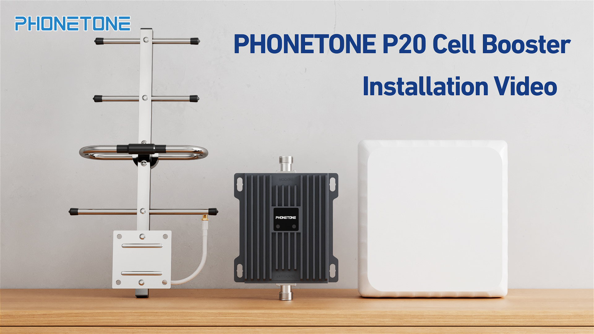 Phonetone Cell Phone Signal Booster, 12/13/17 Band, 4G/5G, FCC