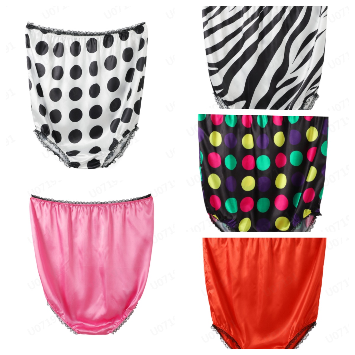 thumbnail video image 2 of GPOECD Funny Novelty Underwear For Women Big Momma Undies Comfortable Soft Joke Underwear Idea Unique Design Z8131-Red,One Size, 2 of 7