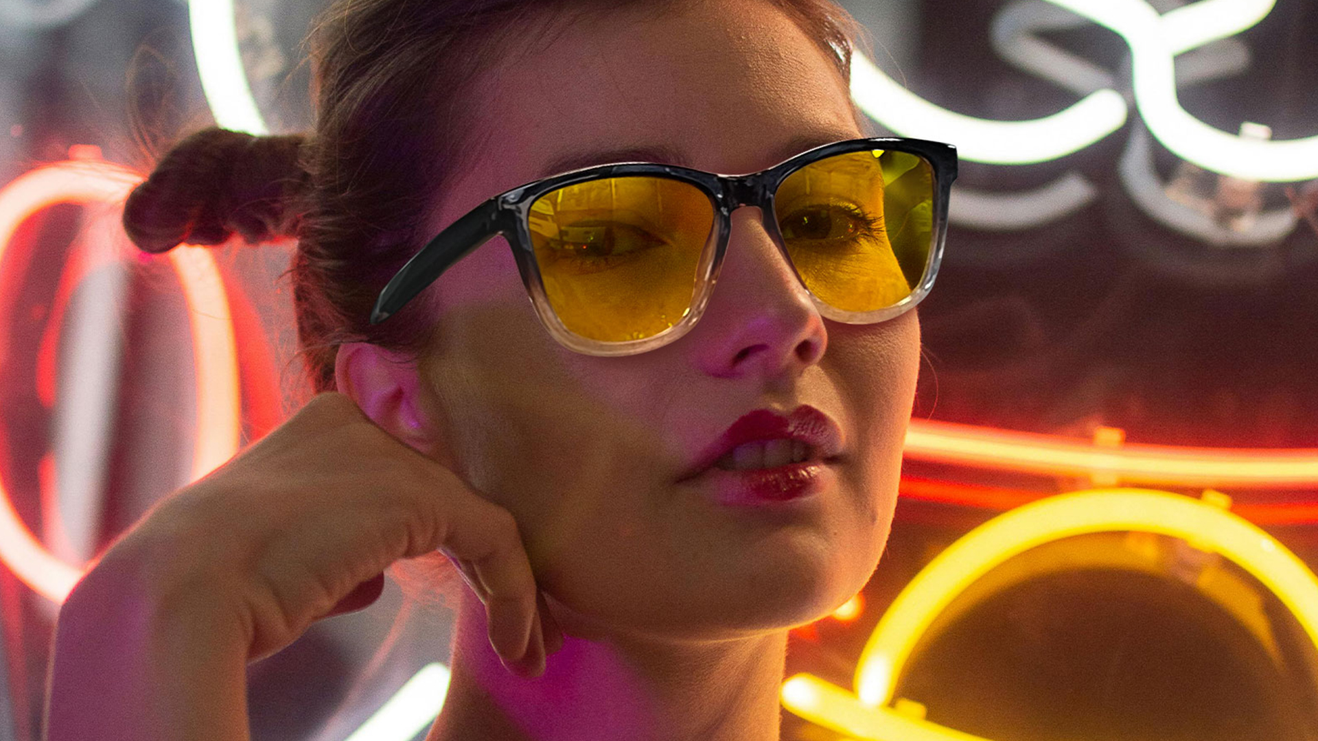 thumbnail video image 2 of Joopin Night Vision Glasses for Men Women Yellow Fishing Driving Hiking Glasses UV400 Protection, 2 of 8