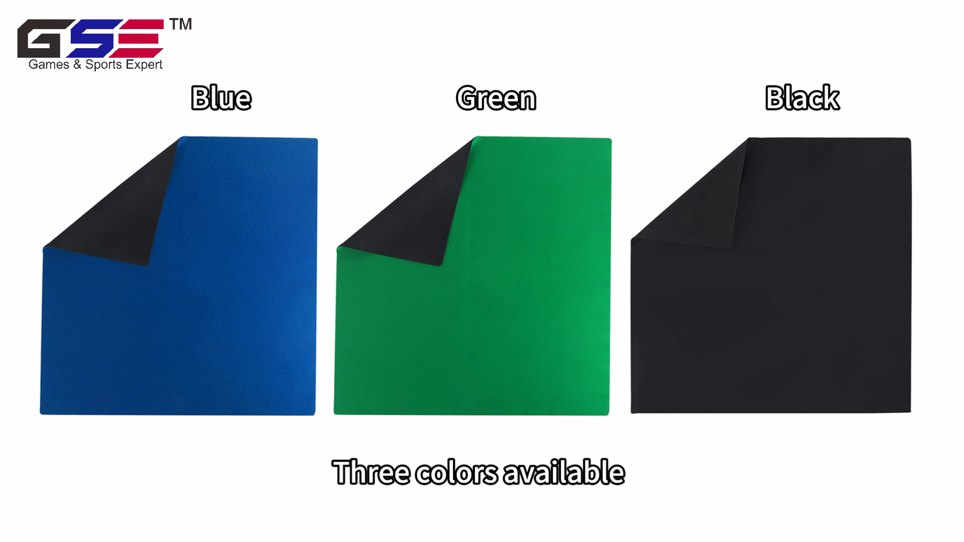 thumbnail video image 2 of GSE Games & Sports Expert 32" x 32" Anti-Slip Mahjong Cover Mat with Carry Bag, Poker & Domino Card Game Cover Mat, Tabletop Board Game Mat for Kids and Adults - Green, 2 of 8