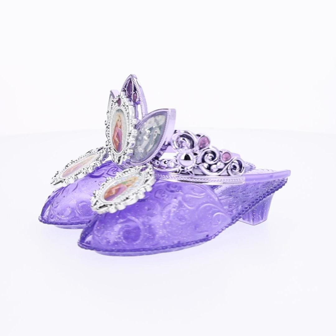 disney princess rapunzel dress up shoes Amazon.com: Rapunzel Light Up Shoes, Official Disney Princess Light-Up Costume Shoes with Rapunzel Emblem, Kids Size 11/12 Medium