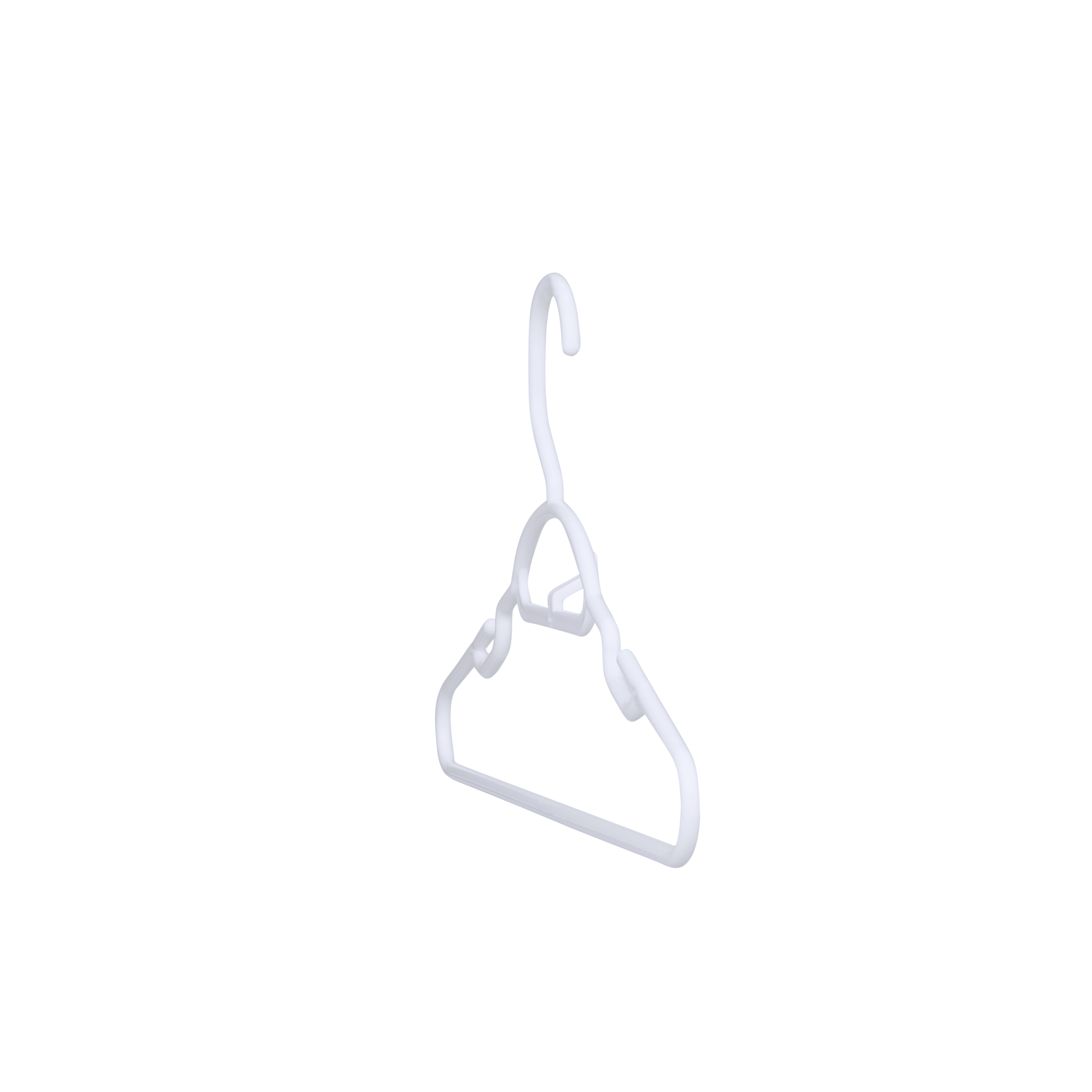 30 Pk Youth Petite Plastic Hangers for Children Clothes Sizes 8 to 14,  Petite, Teen, Preteen, Junior, 30 Pack (White)