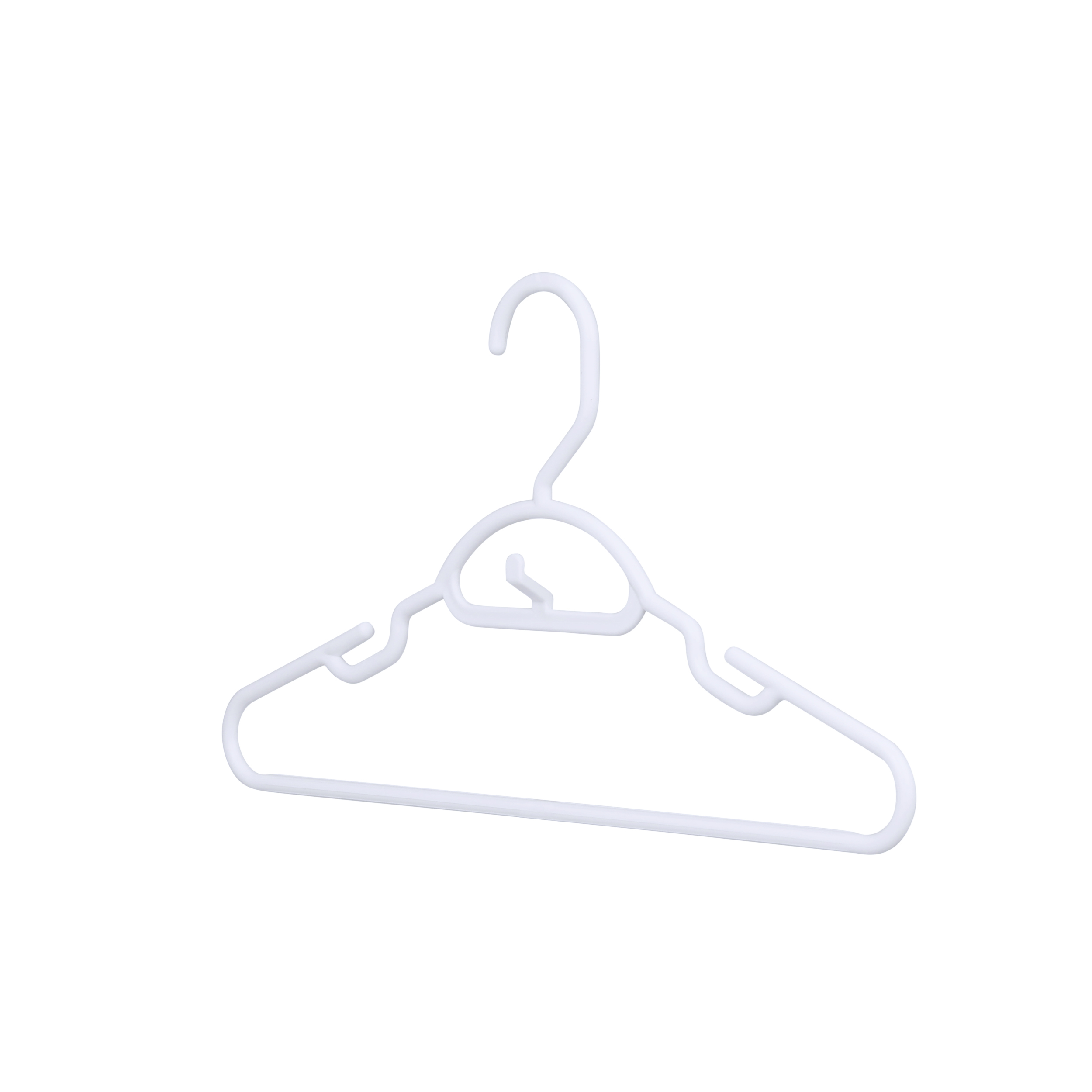  30 Pk Youth Petite Plastic Hangers for Children Clothes Sizes 8  to 14, Petite, Teen, Preteen, Junior, 30 Pack (White) : Home & Kitchen