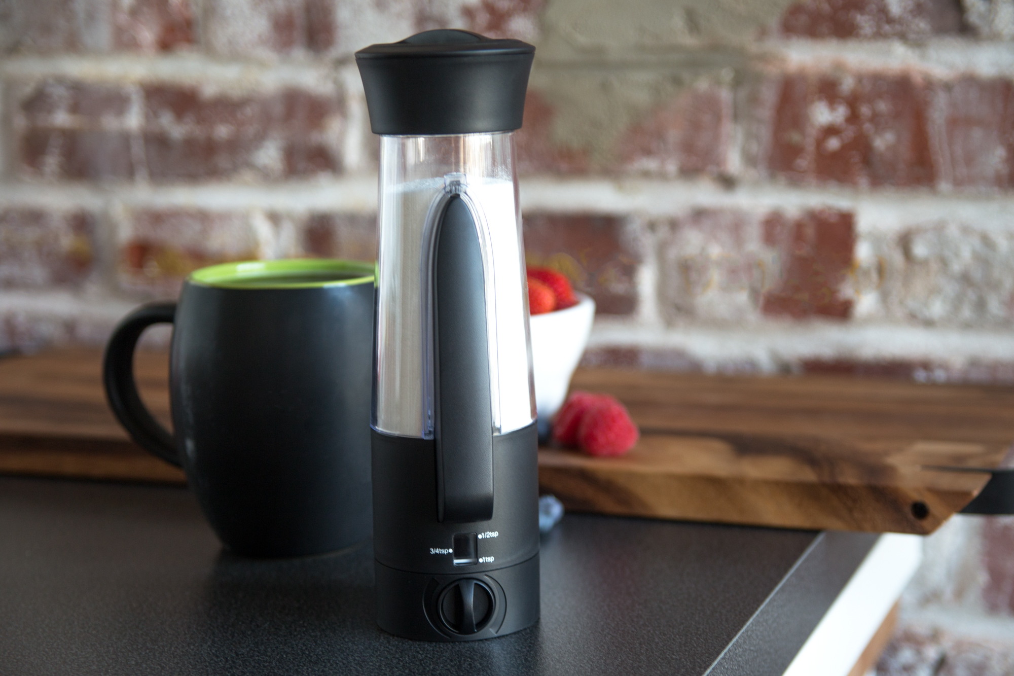 thumbnail video image 2 of KitchenArt Automeasure Adjustable Sugar Dispenser/Shaker, 3/4 cup, 2 of 10