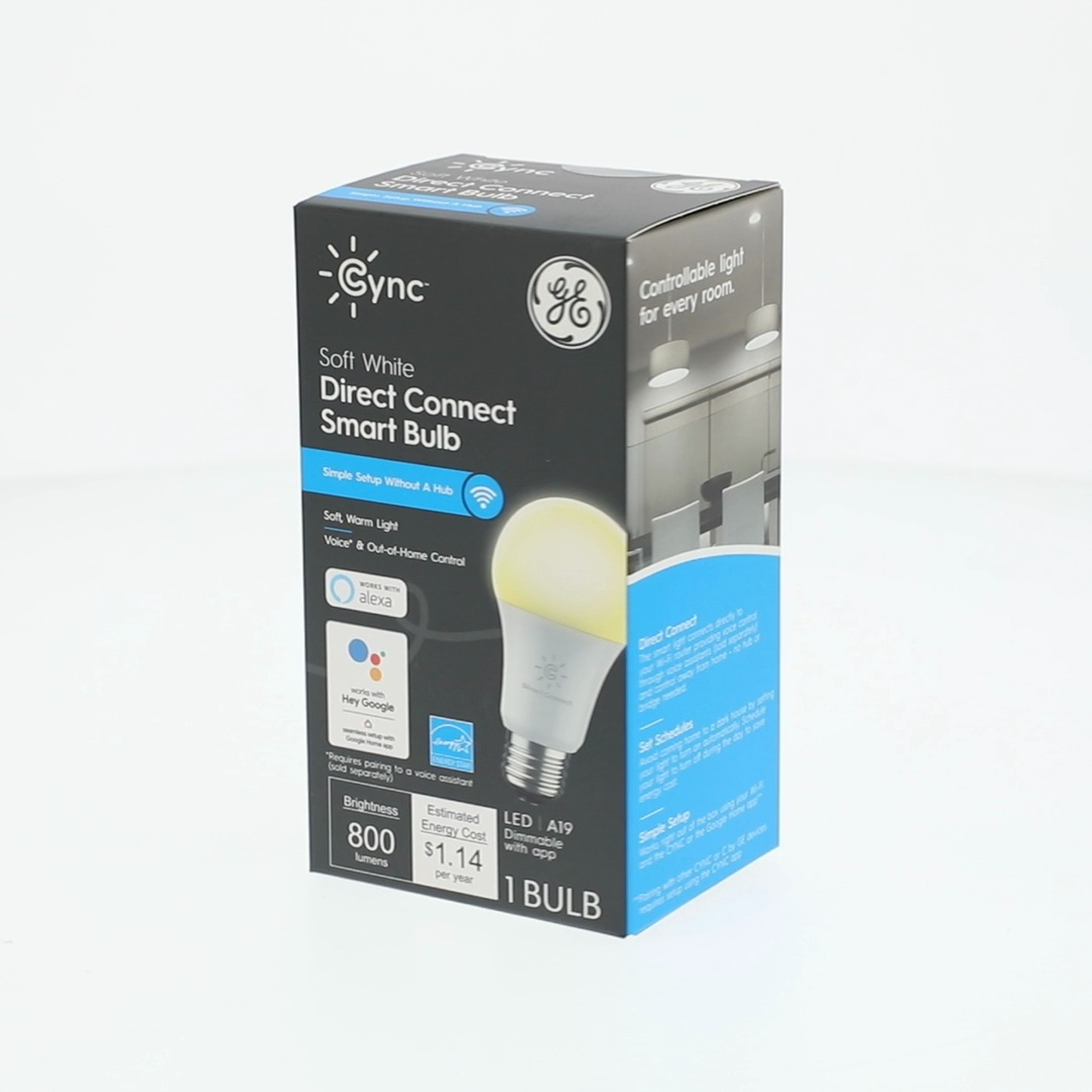 Ampoule Connectée GE Cync Reveal HD+ Full Color - LED A19 800 Lm - Wi-Fi - Neuf Sous Emballage