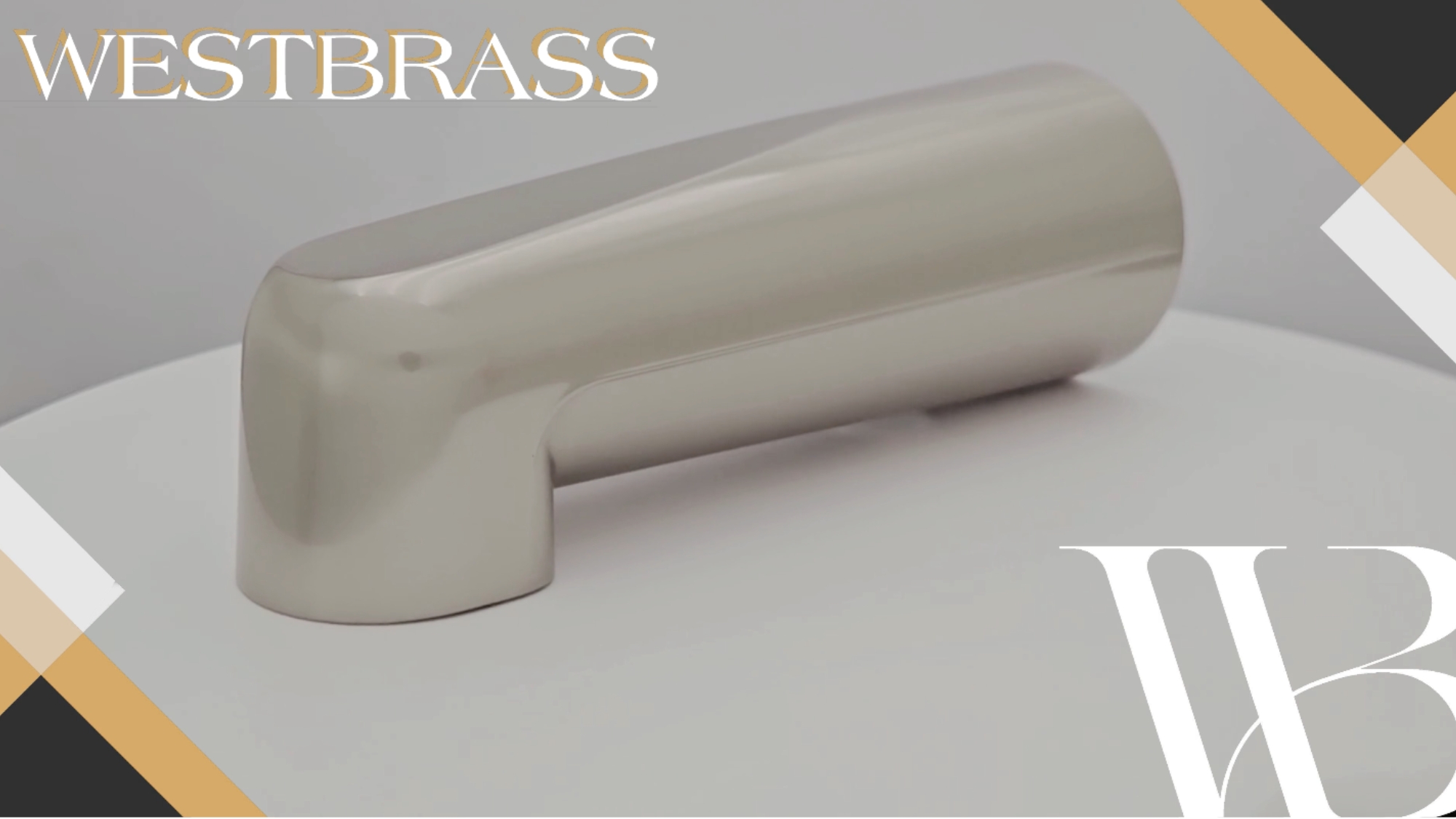 thumbnail video image 2 of Westbrass E507US-07 Universal Fit 7" Wall Mount Tub Spout, Satin Nickel, 2 of 12
