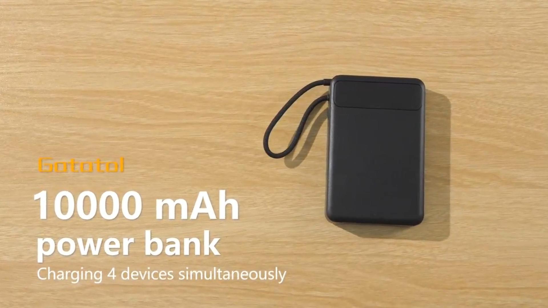 thumbnail video image 3 of 10,000mAh Magnetic Wireless Power Bank Compatible with Mag-Safe, 15W Fast Charging Portable Charger with USB-C 22.5W PD Input/Output - for iPhone 17/16/15/14/13/12 Series, AirPods (White), 3 of 10