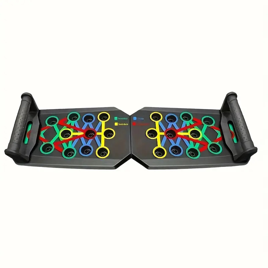 thumbnail video image 2 of DEISNGB 2-1 Multifunctional Folding Push Up Board, Portable Folding 28 In 1 Home And Gym Exercise Equipment, Suitable For Chest And Back Exercises, Fitness Strength Training Stand, 2 of 11