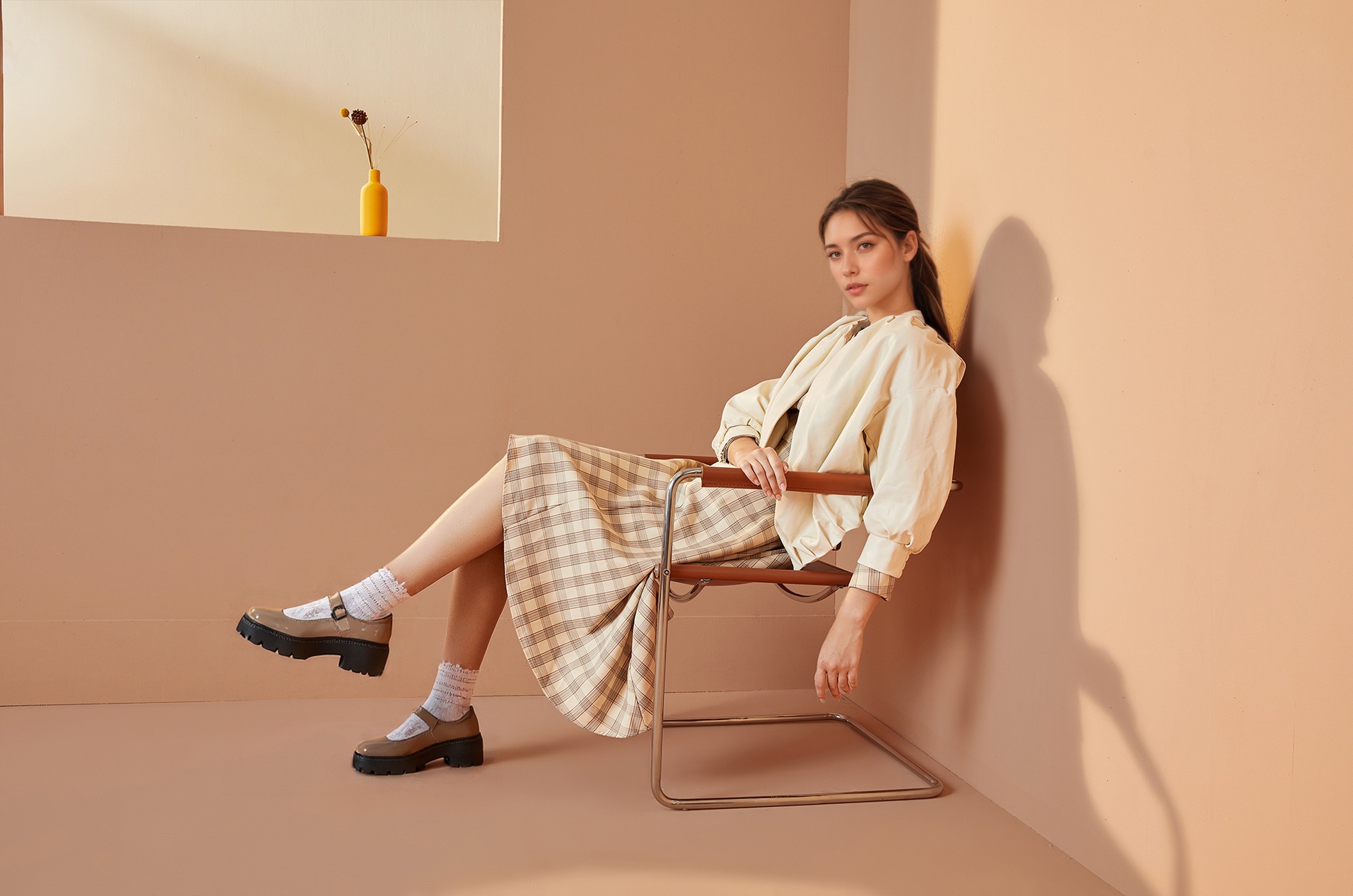 thumbnail video image 2 of Ruiatoo Mary Janes Shoes for Women Platform Low Heel Chunky Pumps Round Toe Oxford Dress Shoes Brilliant Black 37, 2 of 6