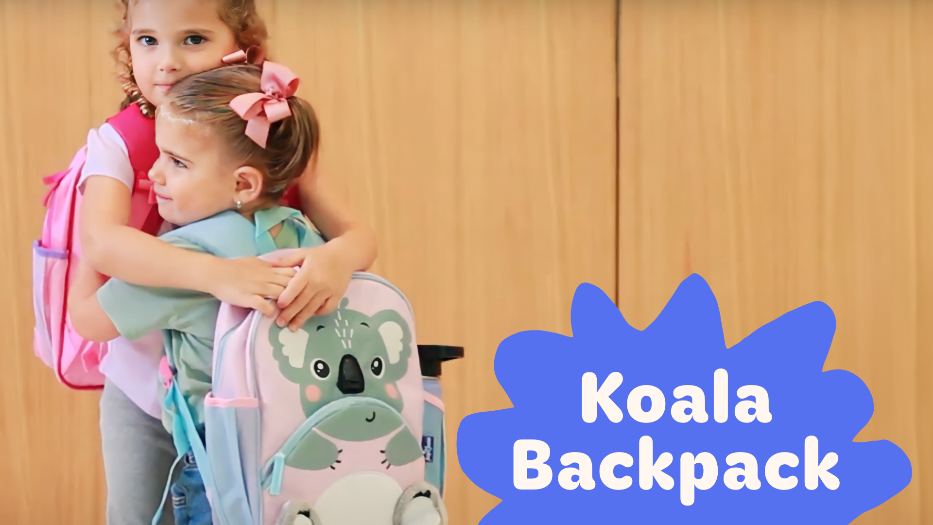 thumbnail video image 2 of Move2Play, Koala Toddler Backpack | Preschool Backpack For Kids | Kindergarten School Book Bag | Small, Little, Mini Size, Designed for Boys & Girls Ages 2, 3-5+ Year Olds, 2 of 7