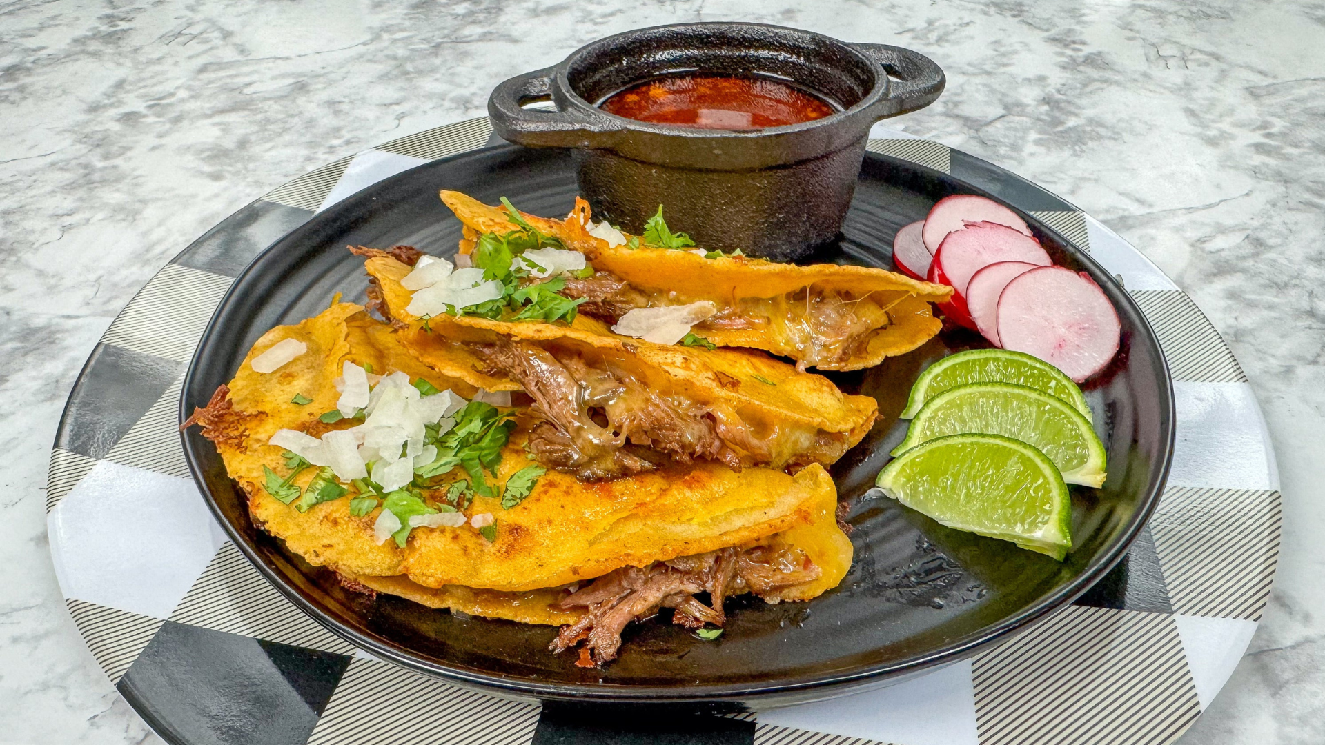 thumbnail video image 2 of El Sabor Instabirria Adobo Sauce, 16 oz Glass Jar, for Tacos, Stew, and Quesabirrias, 2 of 10