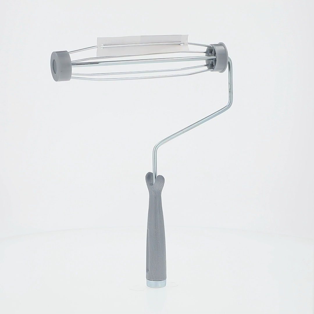 Edward Tools 9-inch Roller Frame - Use With Standard 9-in Roller Covers - 5-Wire Roller Cage For Secure Grip - Threaded End Works W/Standard Extension