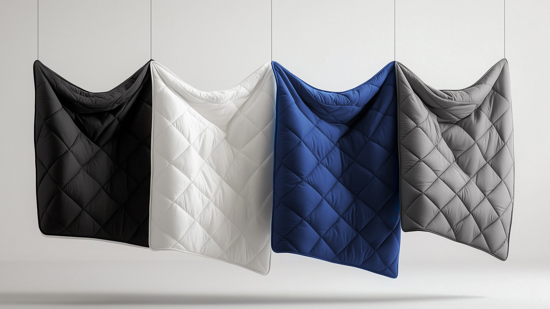 thumbnail video image 2 of ViscoSoft All Seasons Down Alternative Comforter Queen/Short Queen Size - Breathable Premium Reversible Microfiber White Duvet Cover Insert, 2 of 13