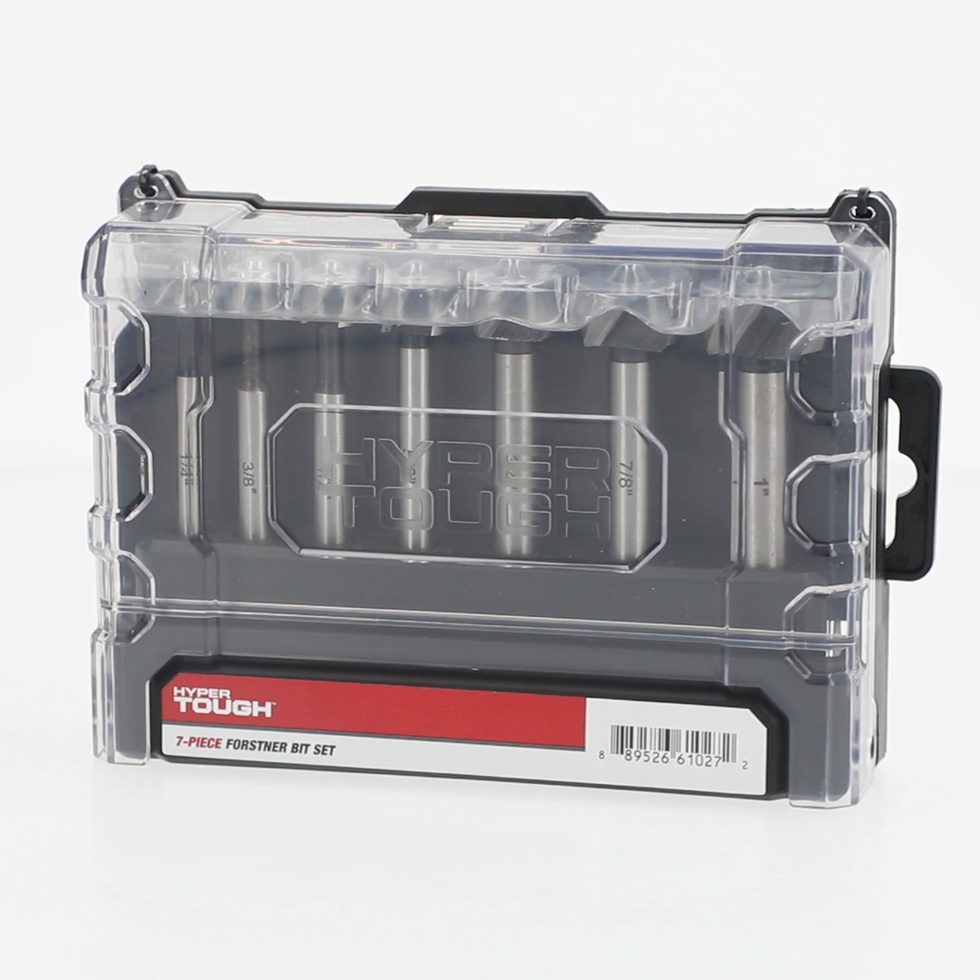 Hyper Tough 7 Piece Forstner Bit Set - Walmart.com