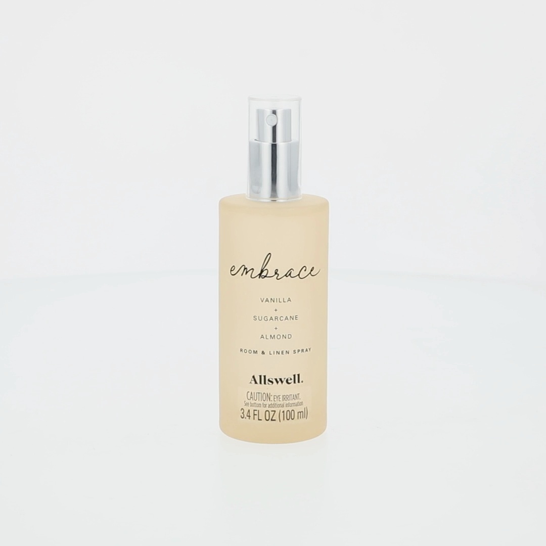 Allswell Embrace Vanilla Sugarcane Almond Scented Room Linen Spray