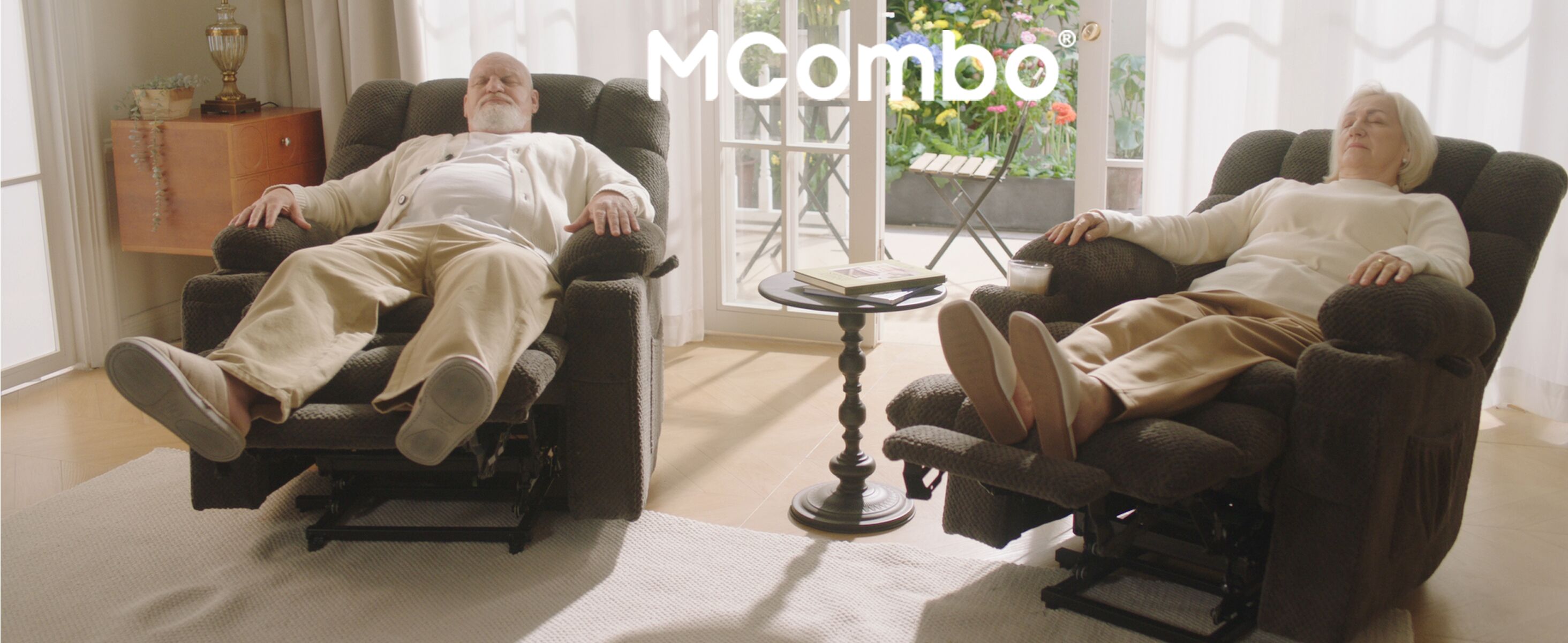 thumbnail video image 2 of Oversized 27.2" Seat Width Dual Motor Power Recliner Lift Chair with Vibration and Heat for Height 5'3"-5'9", Infinite Position, 2 of 10