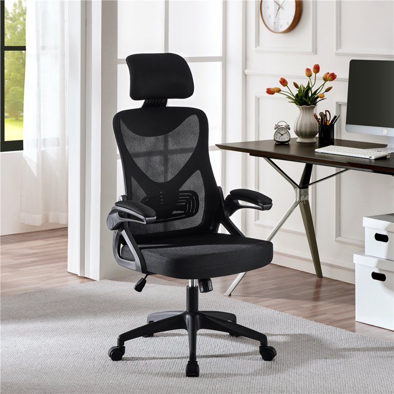 Task Chair Walmart Office Chairs In Stock Mainstays Mid-Back