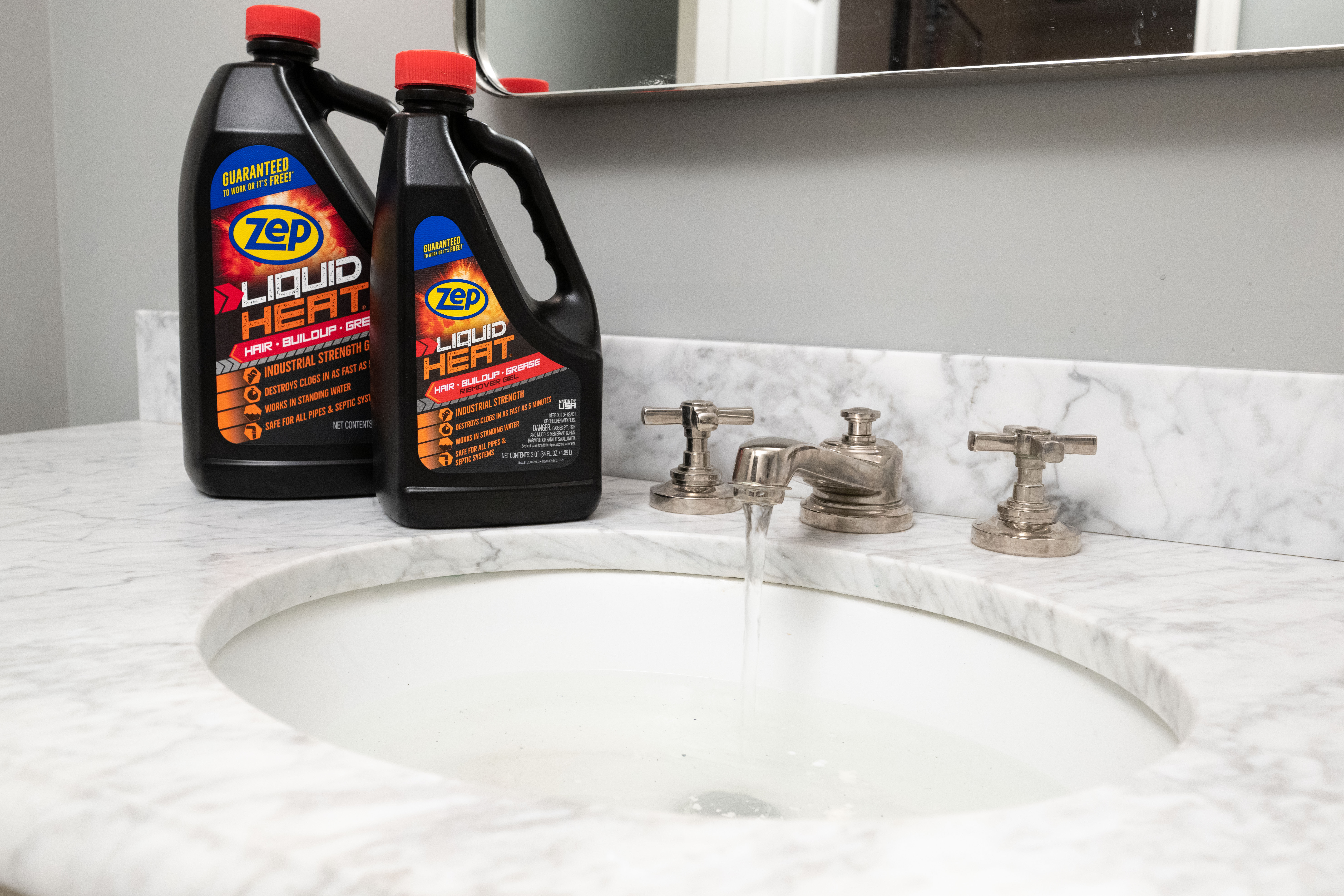 Liquid Liquid ‎– Liquid Liquid Zep Chlorinated Detergent, Jug, Liquid, Light Yellow, 4 PK