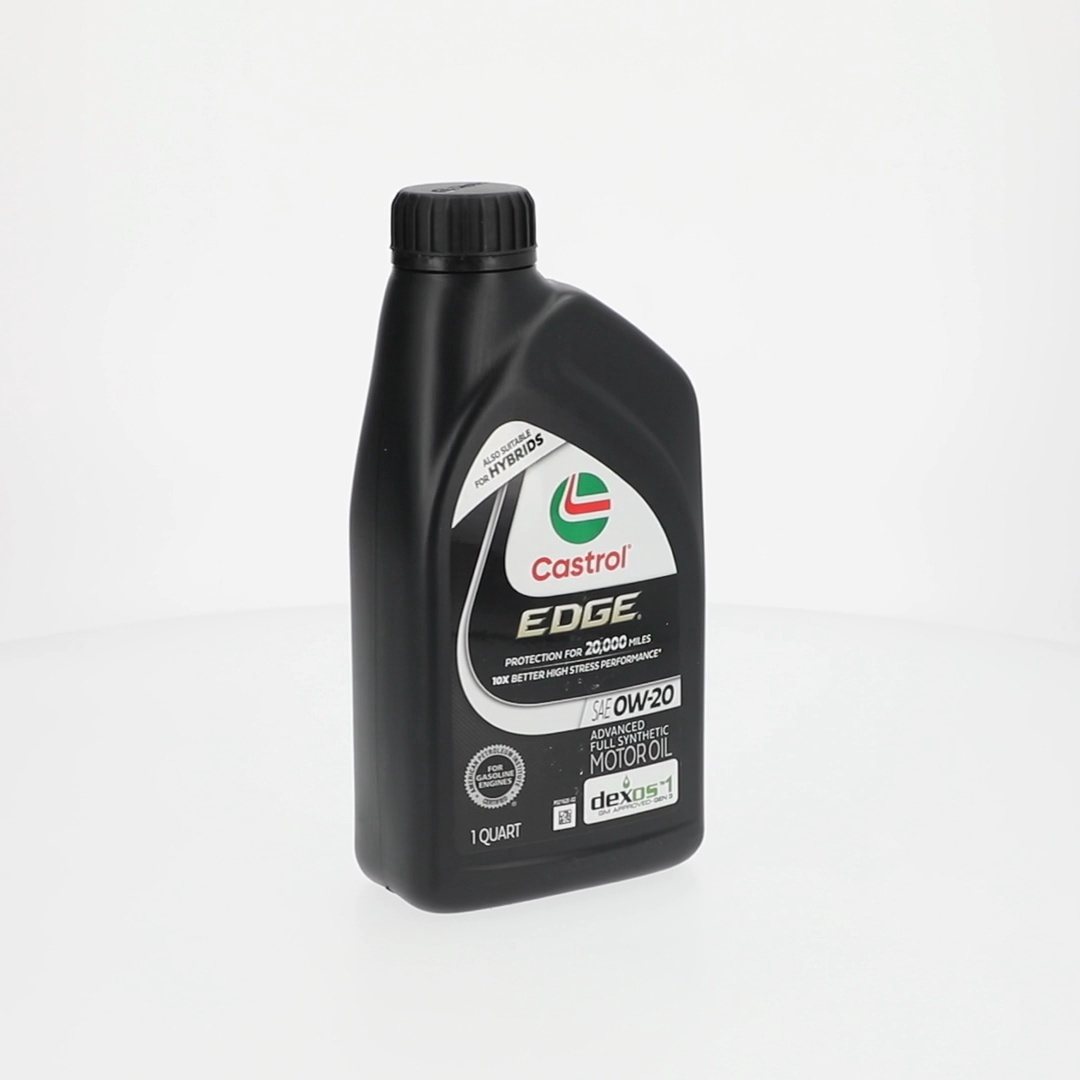 2 pack) Castrol EDGE 0W-20 Advanced Full Synthetic Motor Oil, 1