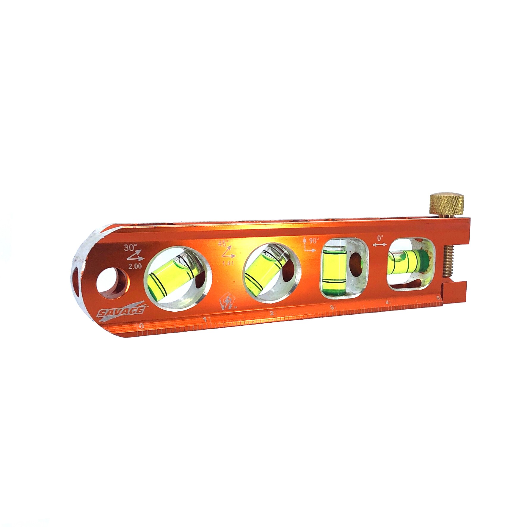 Greenlee 6.5 in. Aluminum Magnetic Torpedo Level 4 vial 