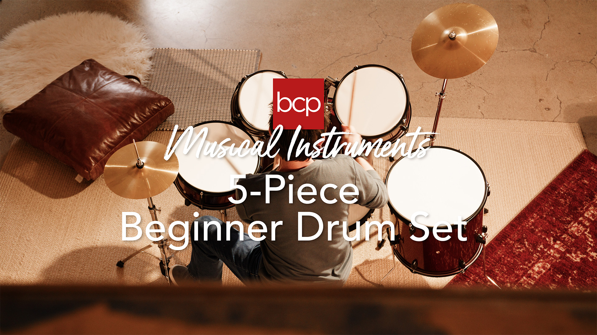 BIMORE 5点セット Best Choice Products 5-Piece Beginner Drum Set w/ Snare, Bass