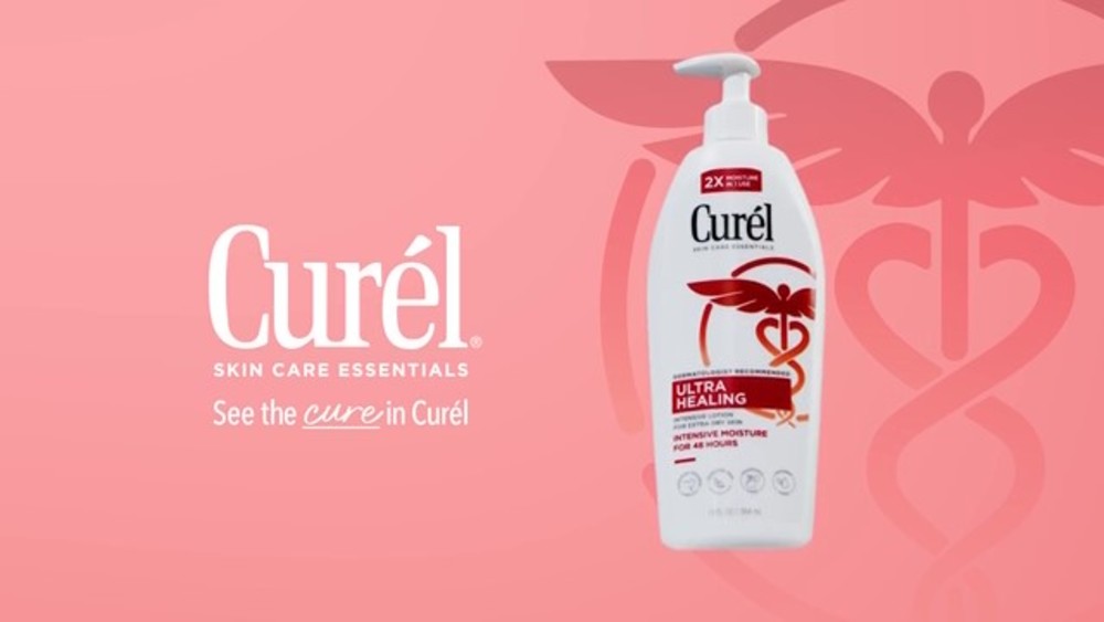 thumbnail video image 2 of Curél Ultra Healing Intensive Fragrance-Free Lotion, Extra-Dry Sensitive Skin Moisturizer, 20 oz, 2 of 11