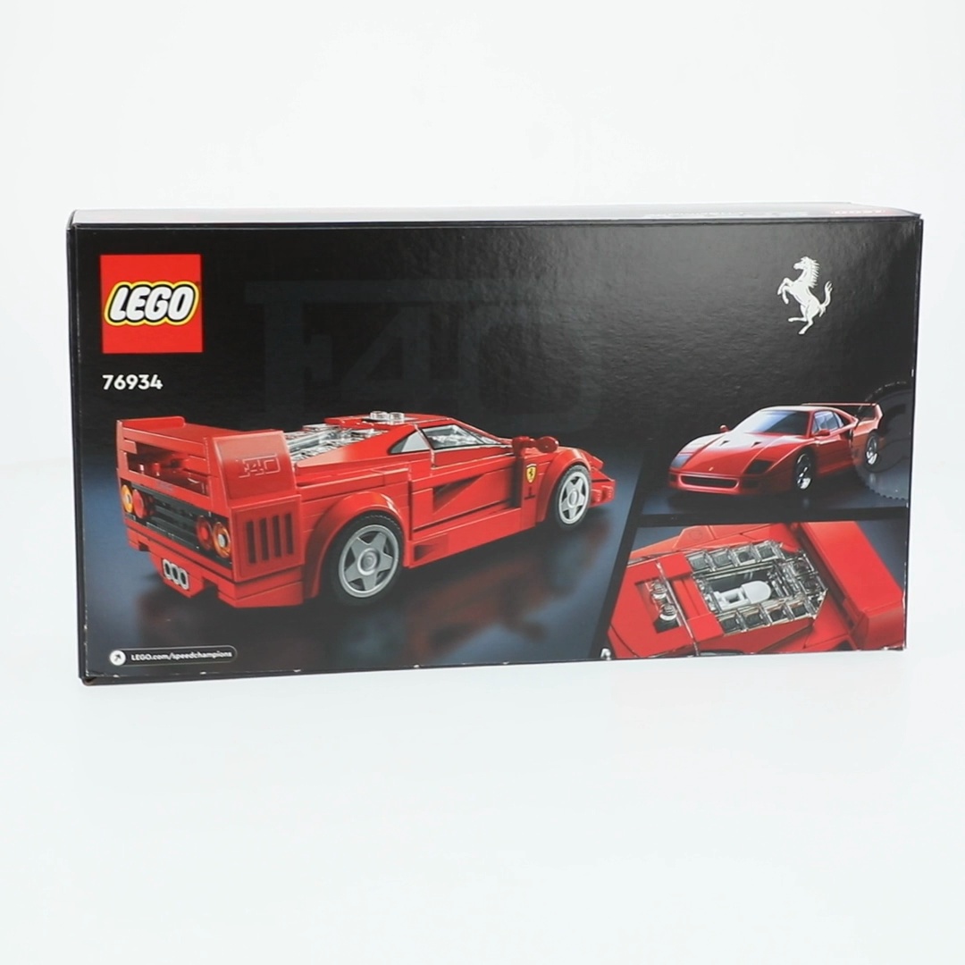 LEGO, Speed Champions Ferrari F40 Supercar, Multicolor, 318 Pieces