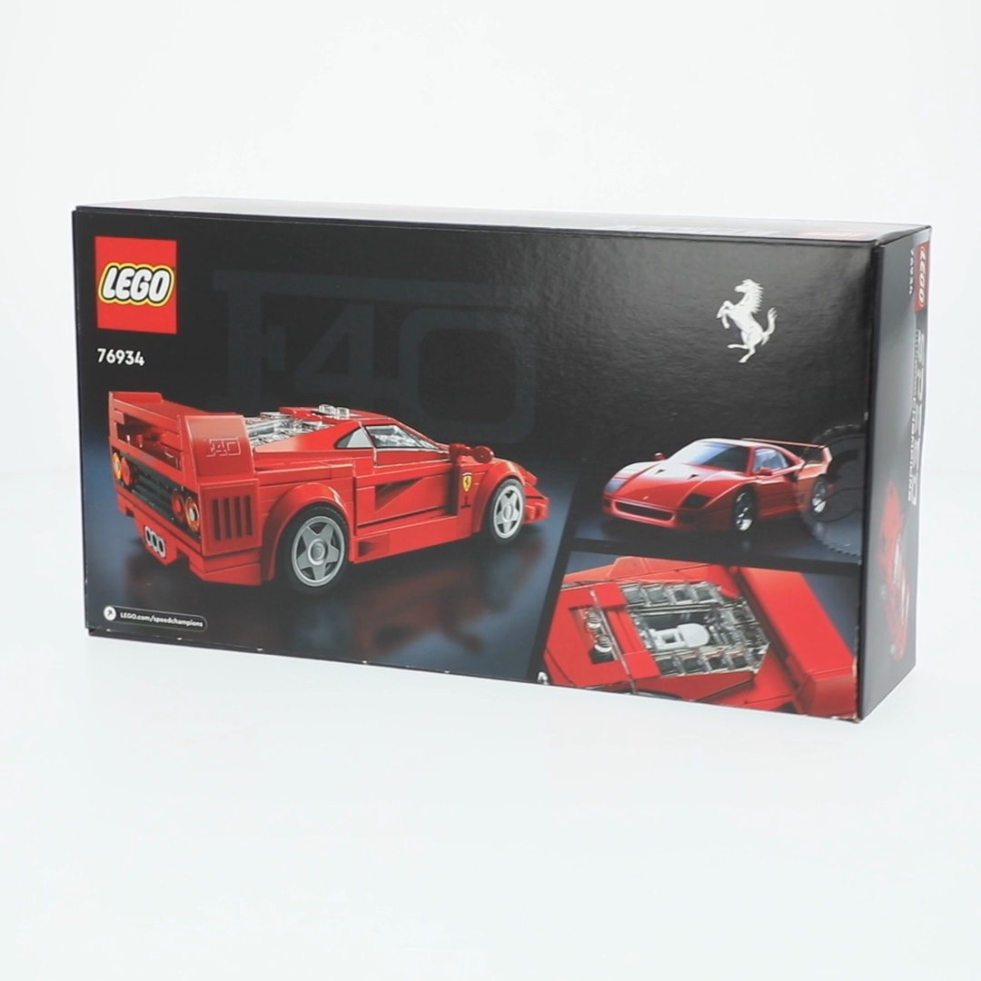 LEGO, Speed Champions Ferrari F40 Supercar, 76934, Kids Building