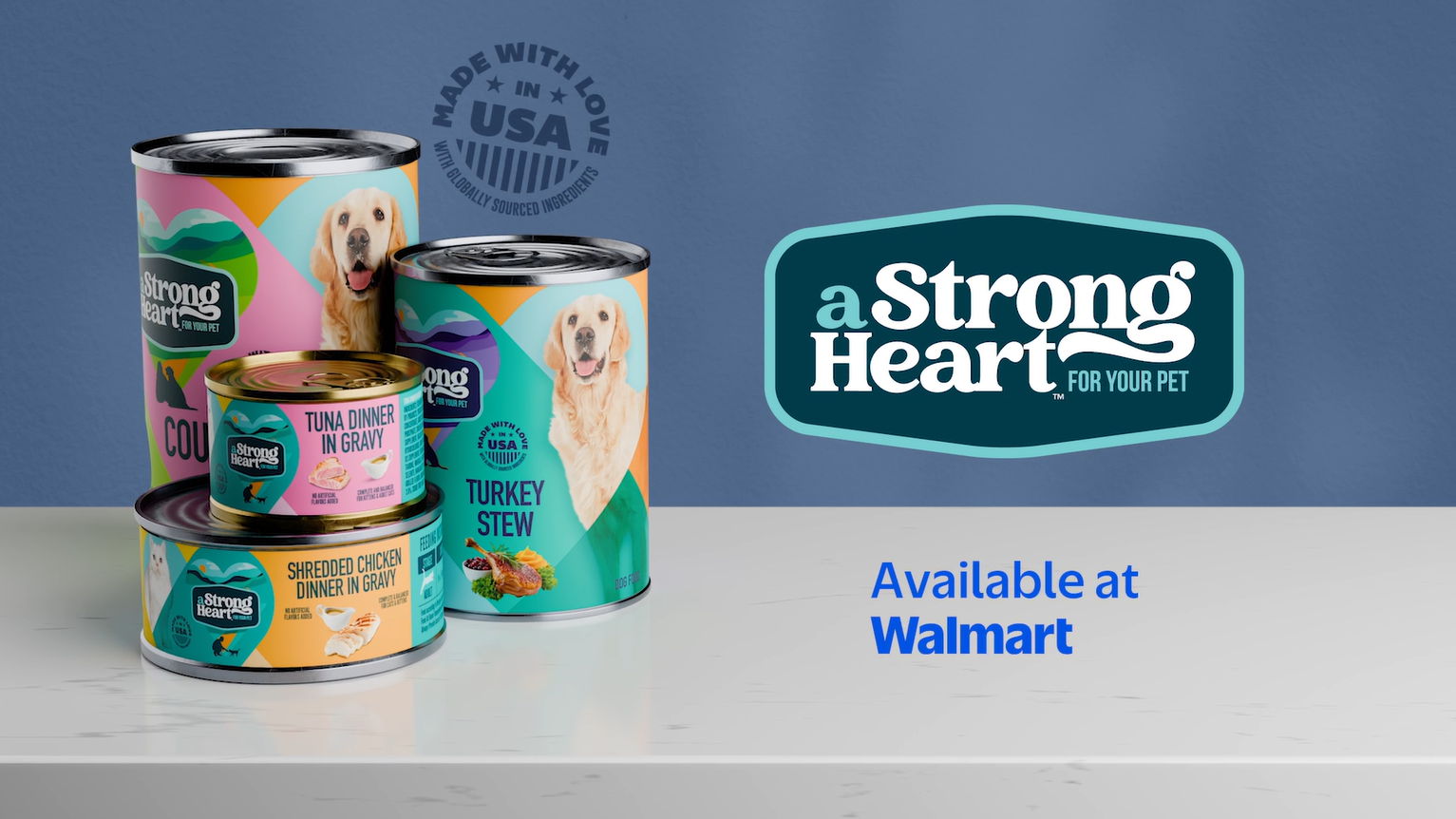 thumbnail video image 2 of A Strong Heart Wet Dog Food, Cuts in Gravy with Beef - 13.2 oz Cans (Pack of 12), Made in The USA with Real Beef, 2 of 10