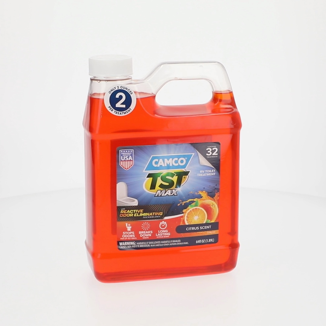 Camco TST MAX RV Liquid Toilet Treatment 64 Ounces Septic Safe