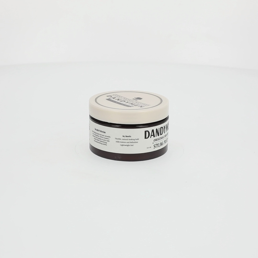 Dandymen Versatile Men's Hair Styling Paste, Medium Hold, Tobacco