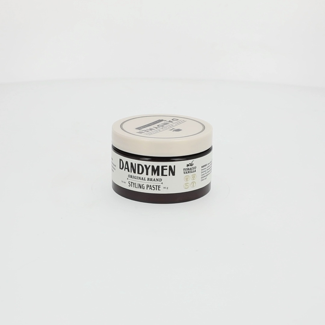 Dandymen Versatile Men's Hair Styling Paste, Medium Hold, Tobacco