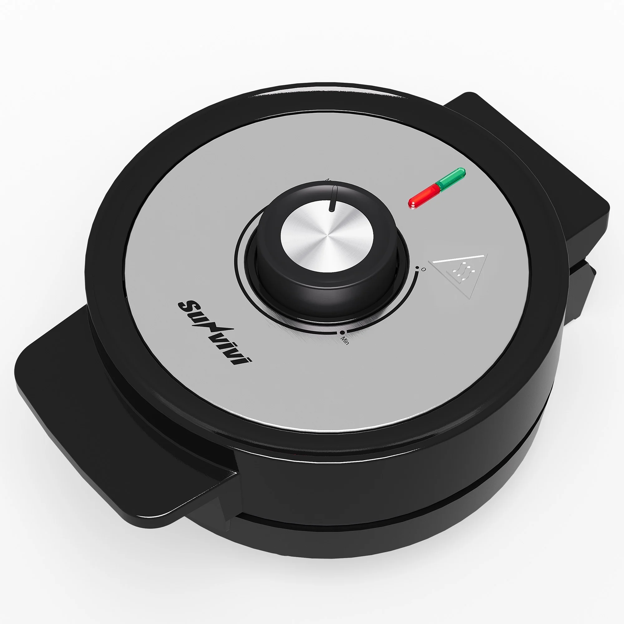 thumbnail video image 2 of Sunvivi 5 Heart-Shaped Waffle Maker with Adjustable Temp, 2 of 11