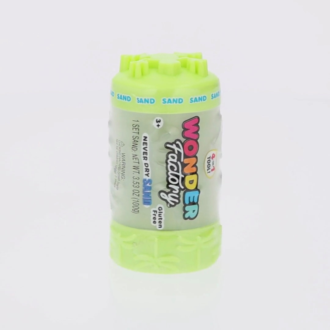 Wonder Factory Never Dry Single Sand – Lime Green - Never Dries