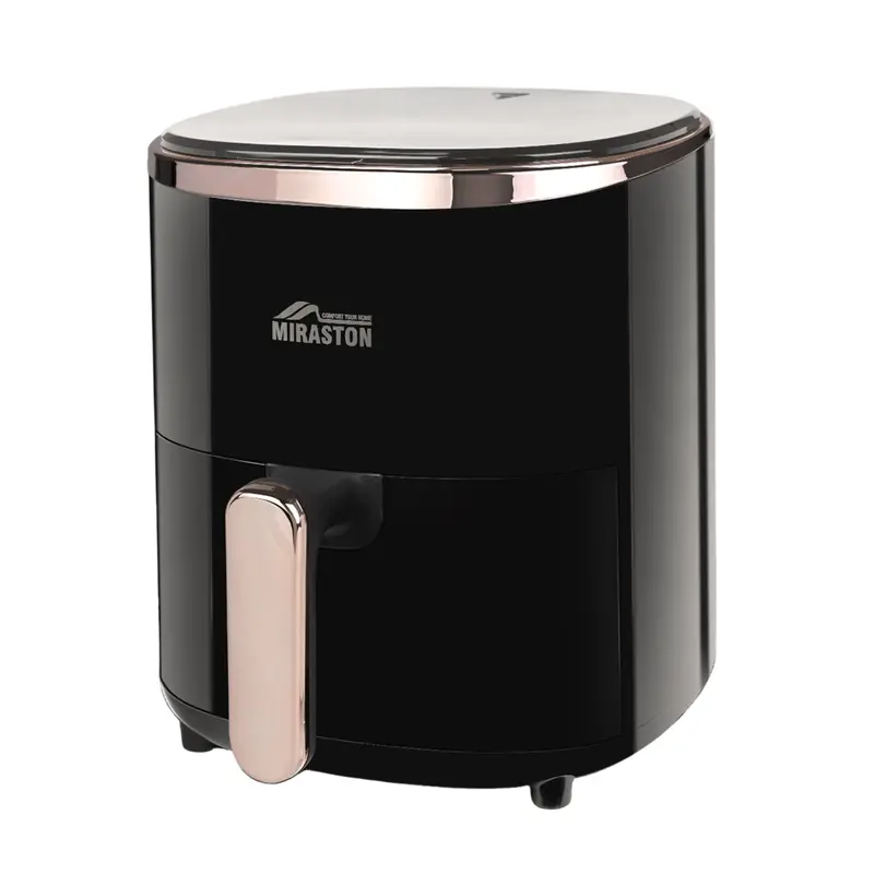 thumbnail video image 2 of MIRASTON 3.6QT Compact Air Fryer with 9-in-1 Presets, Digital Touchscreen, Black, 2 of 8