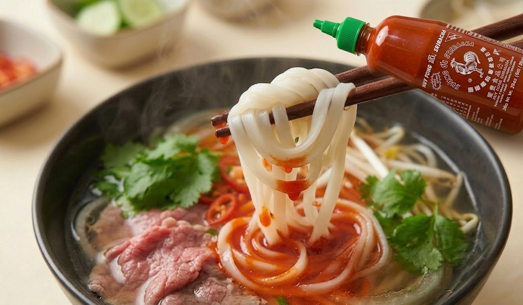thumbnail video image 2 of Sriracha Hot Chili Sauce, 28oz (793g) Bottle, 2 of 10