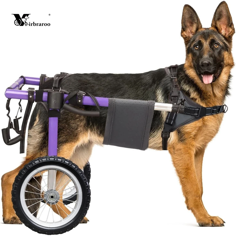 Dog Wheelchair 2XLサイズ Virbraroo Dog Wheelchair for Back Legs - Lightweight Aluminum