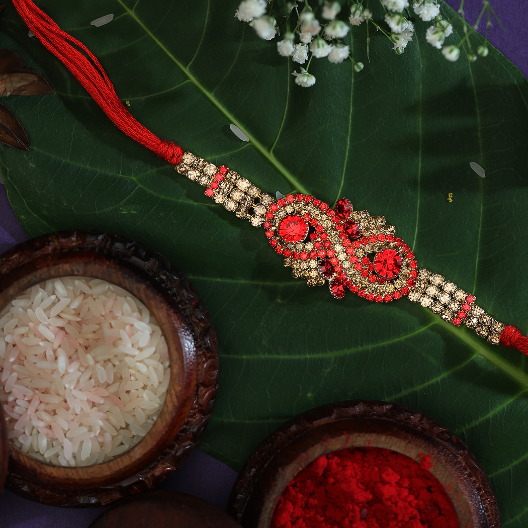 thumbnail video image 2 of Single Rakhi for Brother Rakhi Thread for Bhai Bhabhi Bhaiya Bhabhi and Bhatiji veera Raksha Bandhan Rakhi gift Pack Set Dora Bracelet Kalwa for Brother Sister Indian Traditional Festival Rakhi, 2 of 3