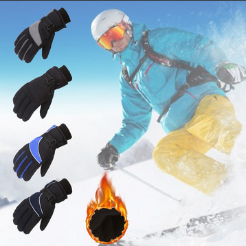 thumbnail video image 2 of Baqcunre Clearance! Warm Gloves, Winter Gloves Outdoor Adult Men Women Snow Skating Snowboarding Windproof Warm Solid Ski Gloves, Knitted Gloves, Heating Gloves, 2 of 5