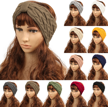 thumbnail video image 2 of Baqcunre Clearance! Hair Accessories for Women, Warm Winter Headbands for Women Cable Crochet Turban Ear Warmer Headband Gifts 1Pack, Hair Bows, Hair Ties, Headbands for Women, 2 of 8