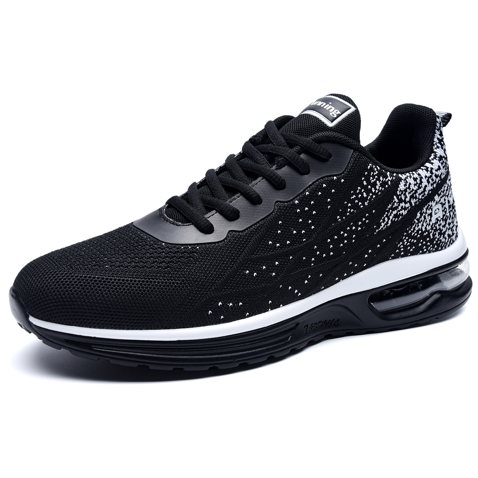 thumbnail video image 2 of AOV Men's Athletic Running Shoes Fashion Sport Gym Jogging Tennis Fitness Sneaker DarkGrey US 7, 2 of 7