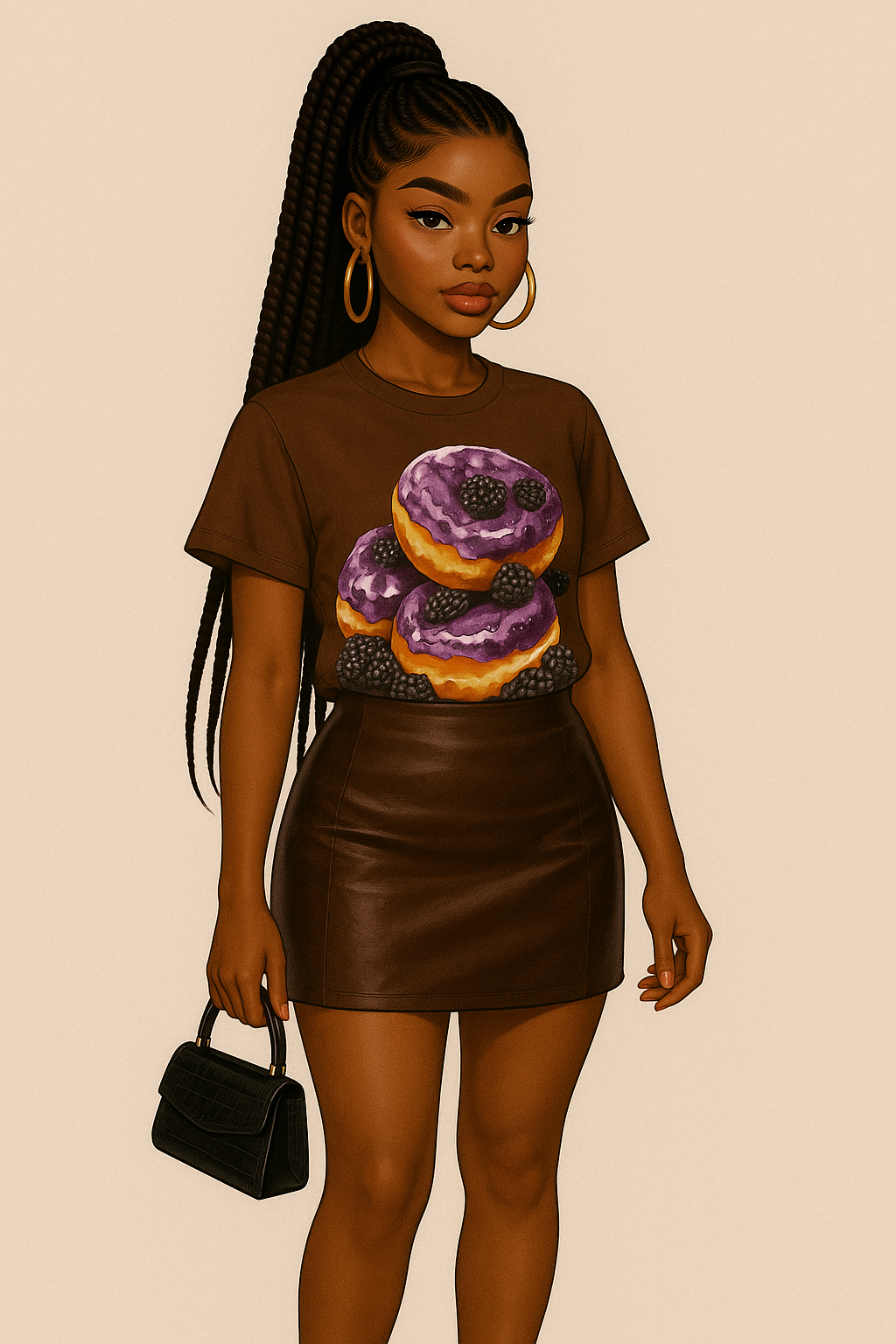 thumbnail video image 2 of Terry Macc donut T-Shirt, 2 of 2