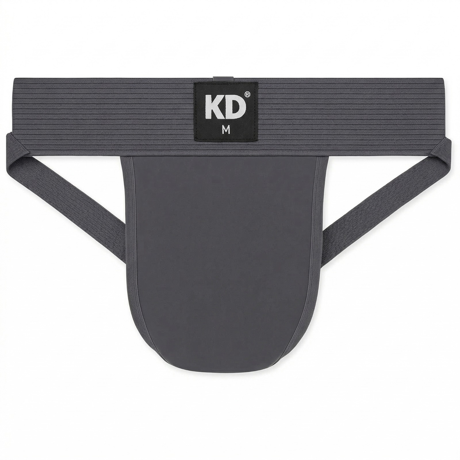 thumbnail video image 2 of KNK Organic Cotton Jockstrap Gym Supporter – 3” Waistband, Soft & Durable, Grey S, 2 of 5