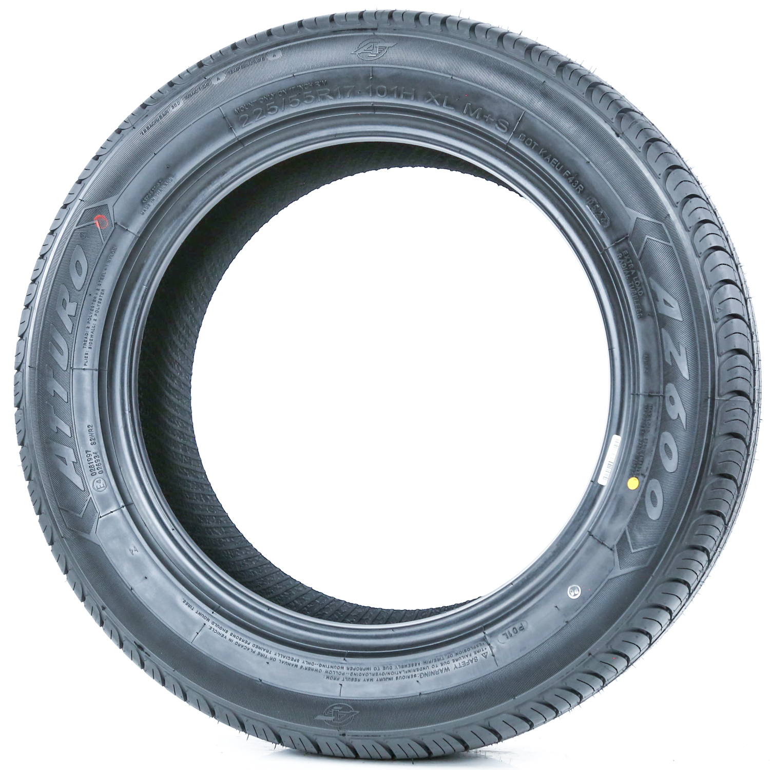 Set Of 4 Atturo AZ600 All-Season Tires 225/55R17 101H XL - 60,000 Mile Warranty, For SUVs & Trucks