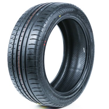 Accelera Phi 245/40ZR19 98Y XL High Performance All-Season Tire – 30k Mile Warranty, Black Sidewall