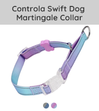 thumbnail video image 2 of BELLA & PAL Slip Martingale Collar for Dogs, Limited Slip Design, Reflective, Escape-Proof, Gentle Control, Adjustable Training Collar with Quick-Release Strong Buckle, Nylon, Small, 2 of 8