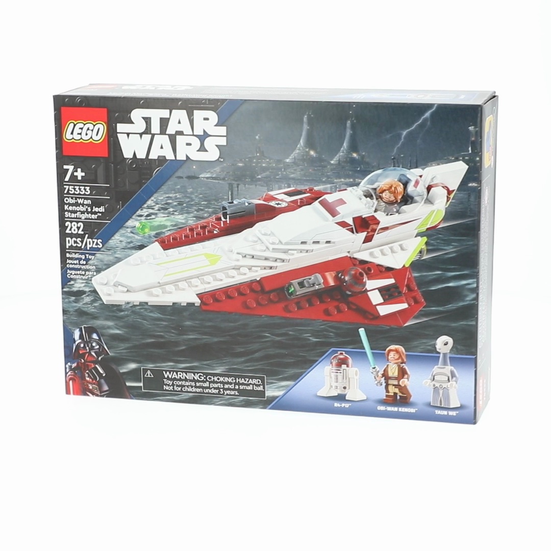 Free Shipping! LEGO Star Wars Obi-Wan Kenobi Jedi Starfighter