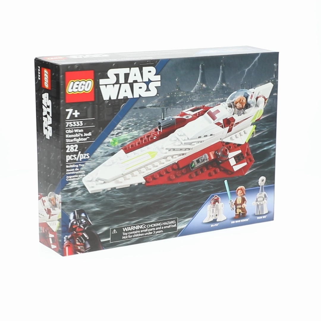 xxx　904545 LEGO, Star Wars Obi-Wan Kenobi Jedi Starfighter 75333, 282 pcs